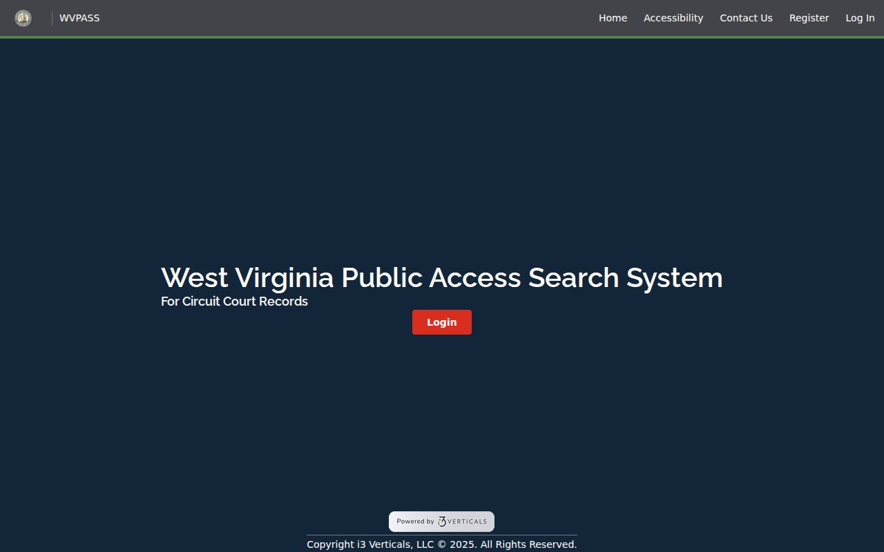 Tyler County court docket WVPASS public access screen
